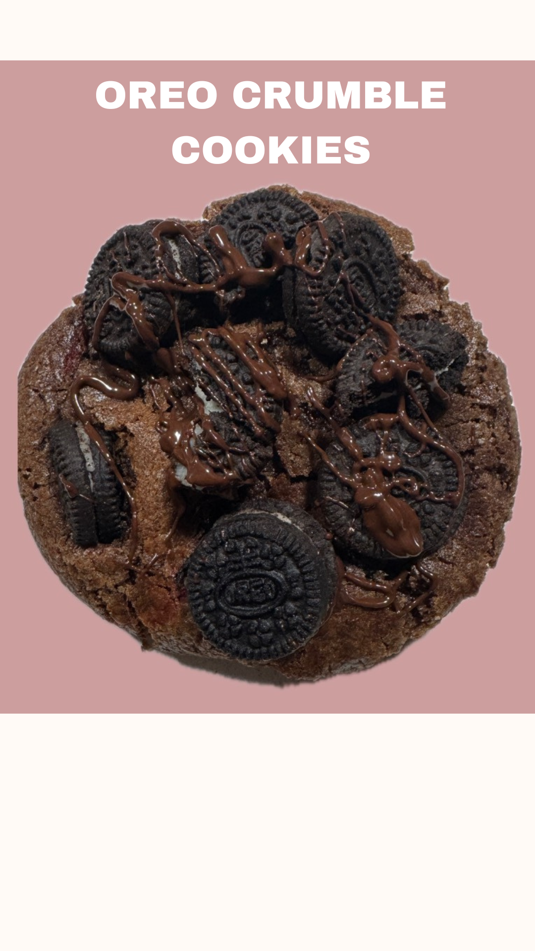 OREO CRUMBLE COOKIES