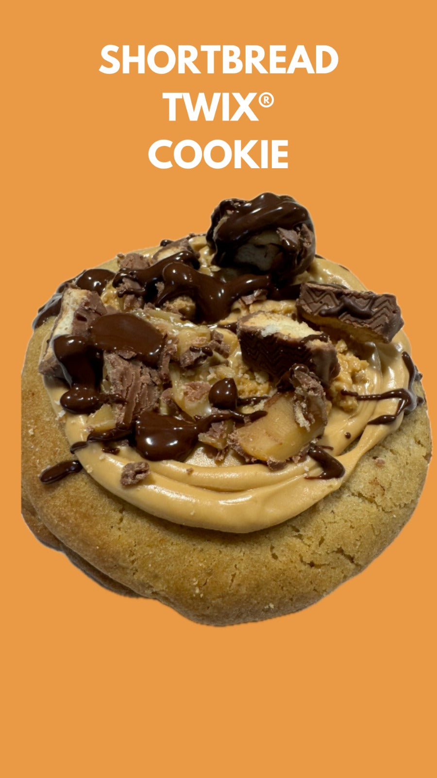 Biscotto Twix di pasta frolla